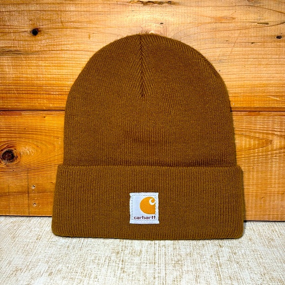 Carhartt Youth Knit Hat - Classic Brown Color (New) - Picture 1 of 3